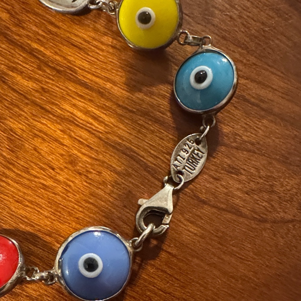Colorful Evil Eye Bracelet - Picture 2 of 4